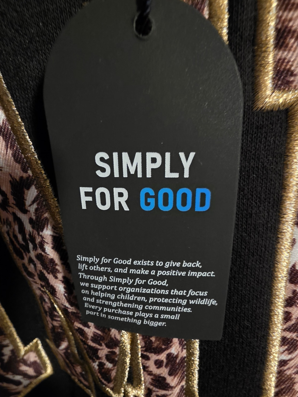 Simply For Good Women's Black Graphic Sweatshirt - Picture 4 of 5